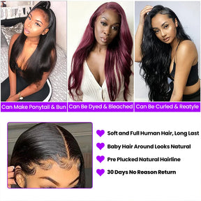 Straight Lace Front Wigs