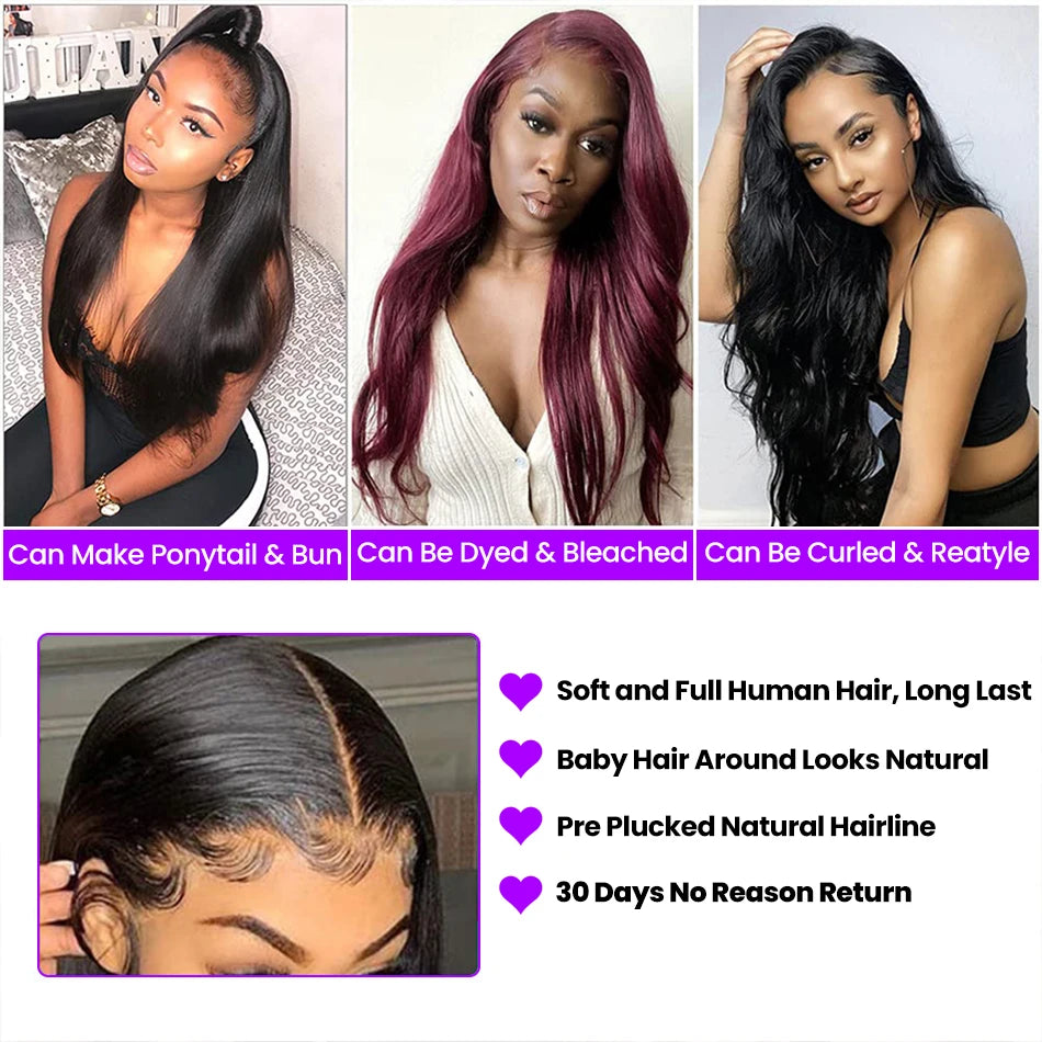 Straight Lace Front Wigs