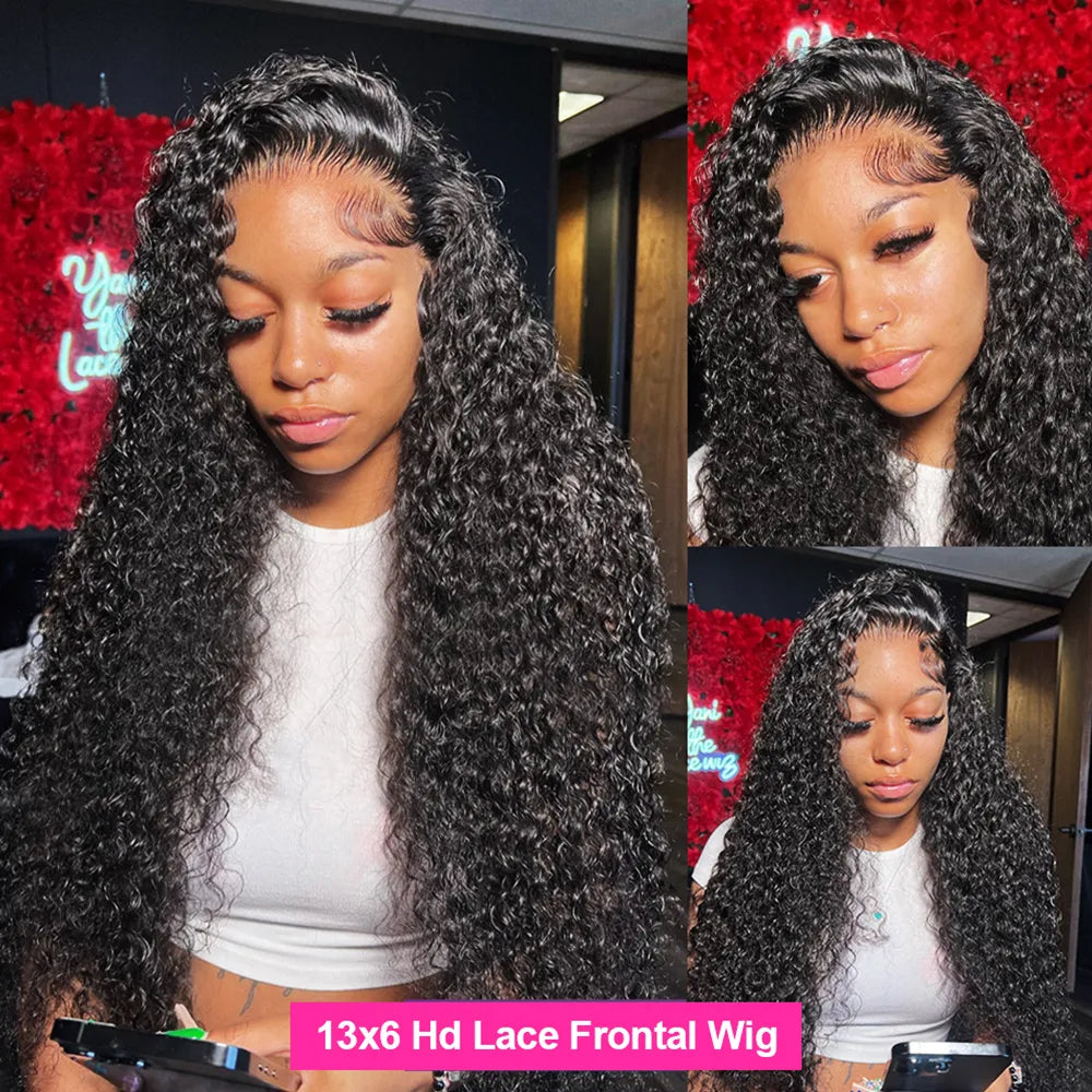 Deep Wave Frontal Wig