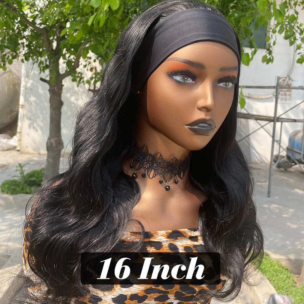 Headband Wig Human Hair Body Wave