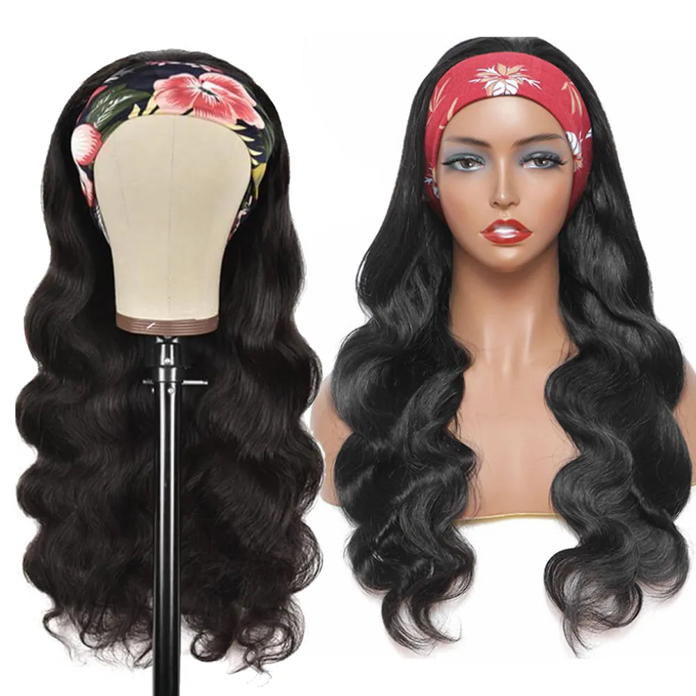 Headband Wig Human Hair Body Wave