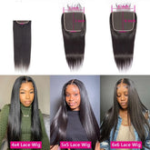 Lace Closure With 30 40 Inch Human Hair Bundles